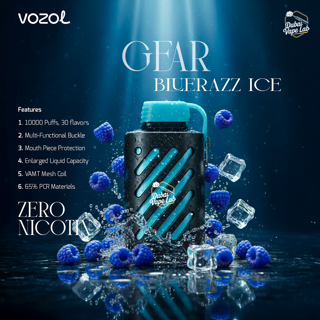 VOZOL Gear 10,000 Puffs Zero Nicotine Disposable Vape in Dubai