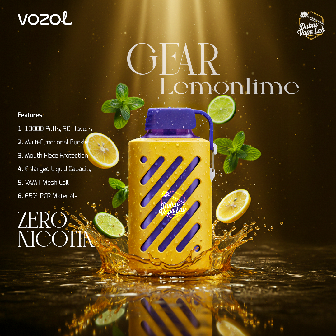 VOZOL Gear 10,000 Puffs Zero Nicotine Disposable Vape in Dubai