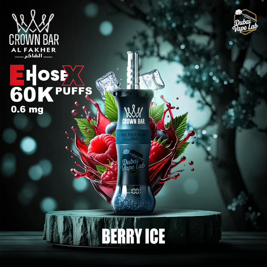 Al Fakher Crown Bar E Hose X 60000 Puffs Hookah Disposable Vape