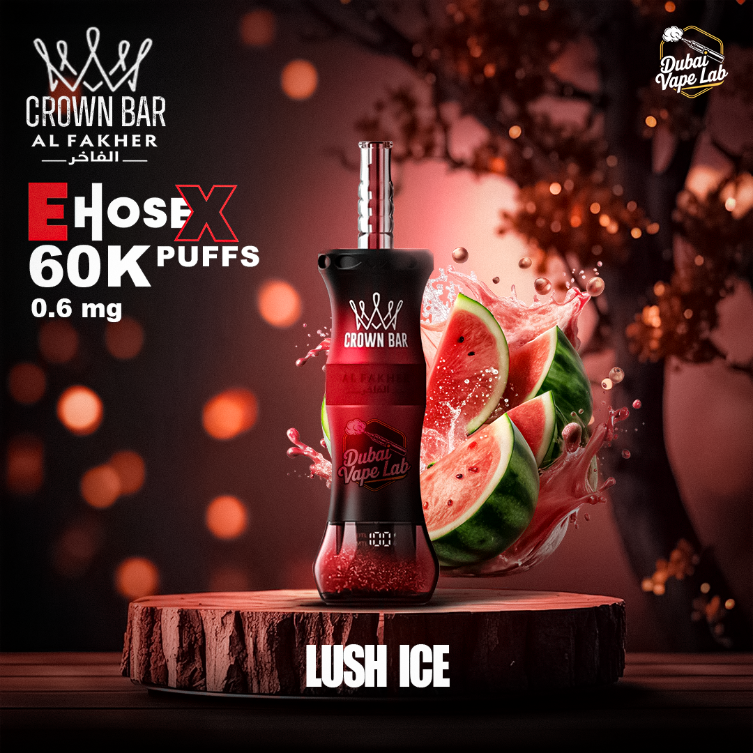 Al Fakher Crown Bar E Hose X 60000 Puffs Hookah Disposable Vape