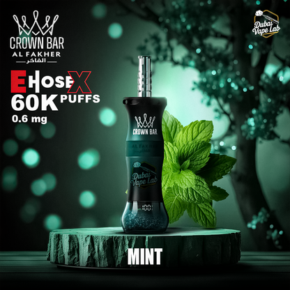 Al Fakher Crown Bar E Hose X 60000 Puffs Hookah Disposable Vape