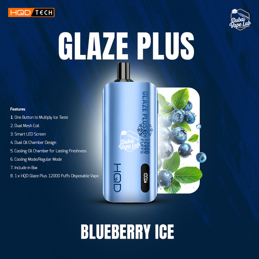 HQD Glaze Plus 12000 Puffs Disposable Vape
