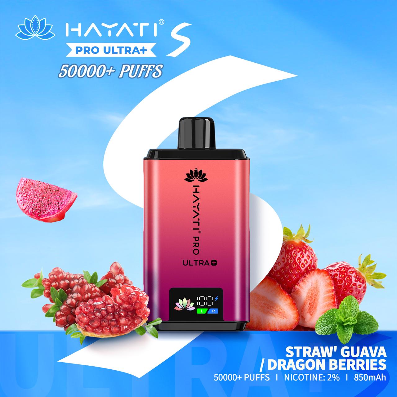 Hayati Pro Ultra Plus 50,000 Puffs Disposable Vape