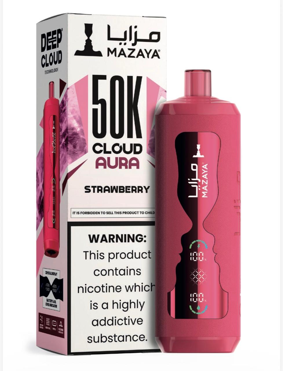 Mazaya Cloud Aura 50K Puffs Disposable Vape