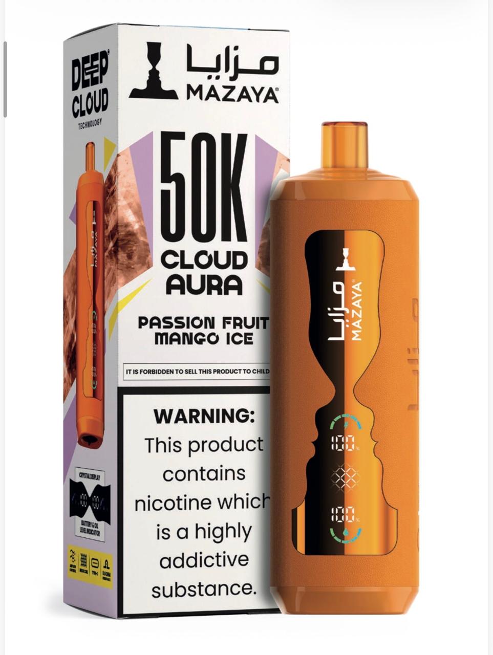 Mazaya Cloud Aura 50K Puffs Disposable Vape