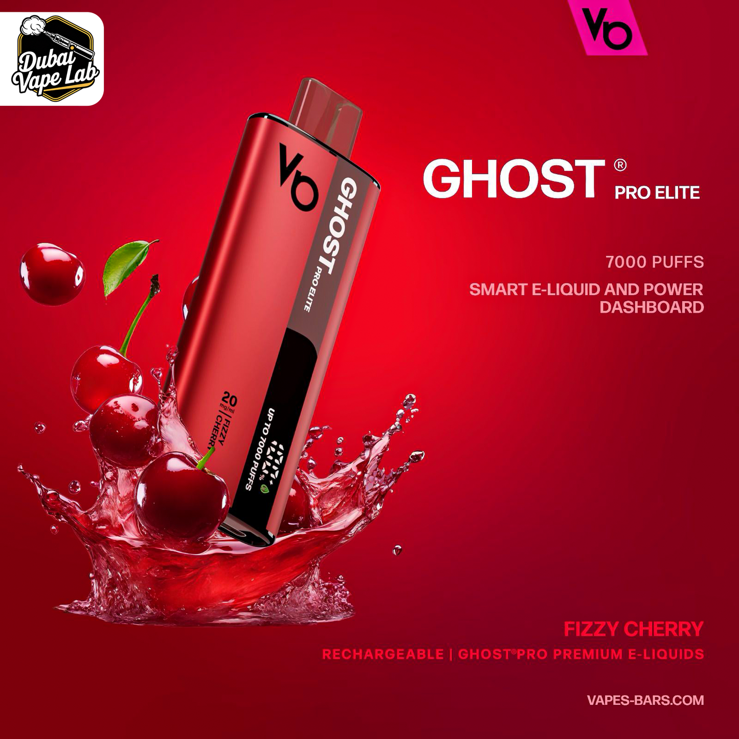 Vapes Bars Ghost Pro Elite 7000 Puffs Disposable Vape In Dubai, UAE