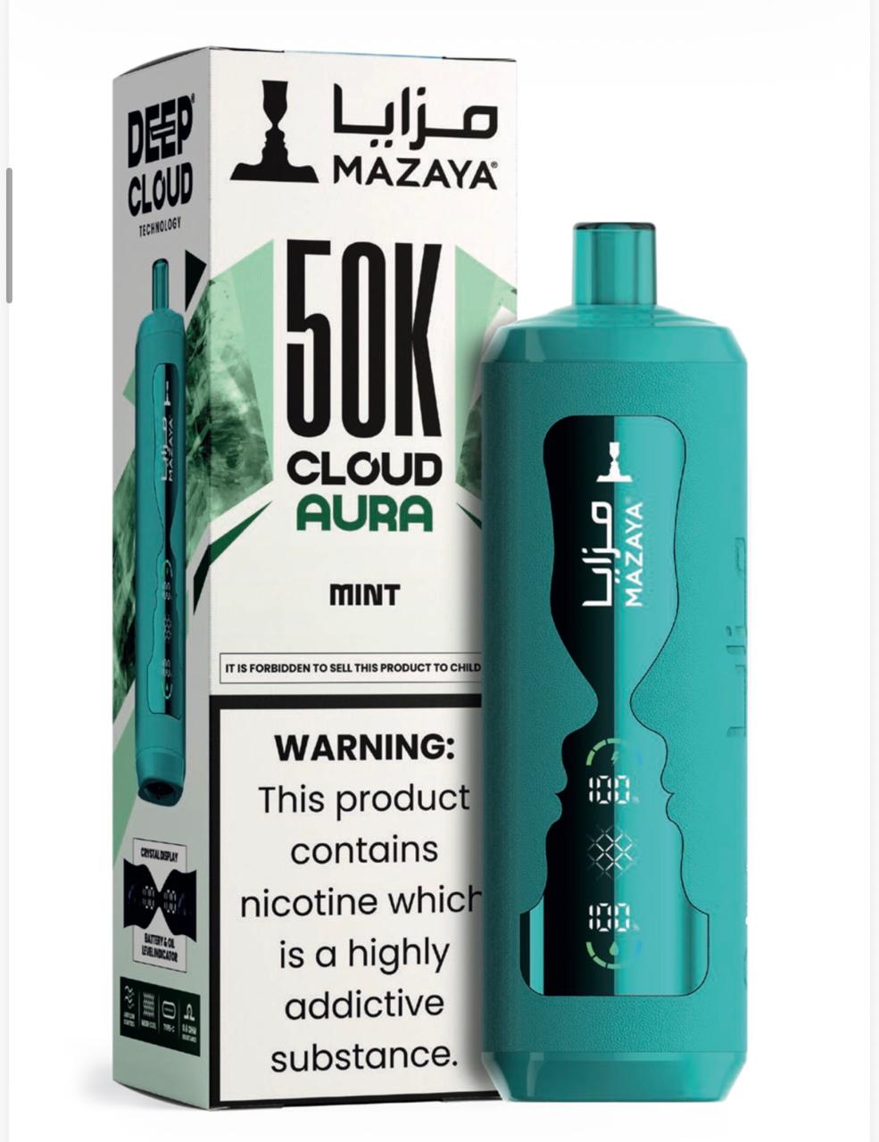 Mazaya Cloud Aura 50K Puffs Disposable Vape