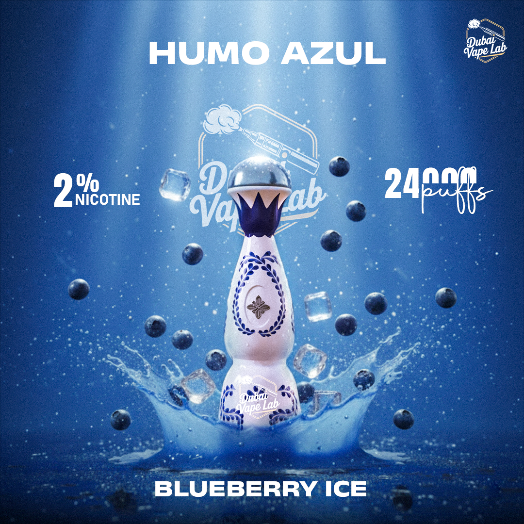 Humo Azul 24000 Puffs Rechargeable Disposable Vape Dubai. Dubai Vape Lab Humo Azul 24000 Puffs Rechargeable Disposable Vape Dubai. Dubai Vape Lab