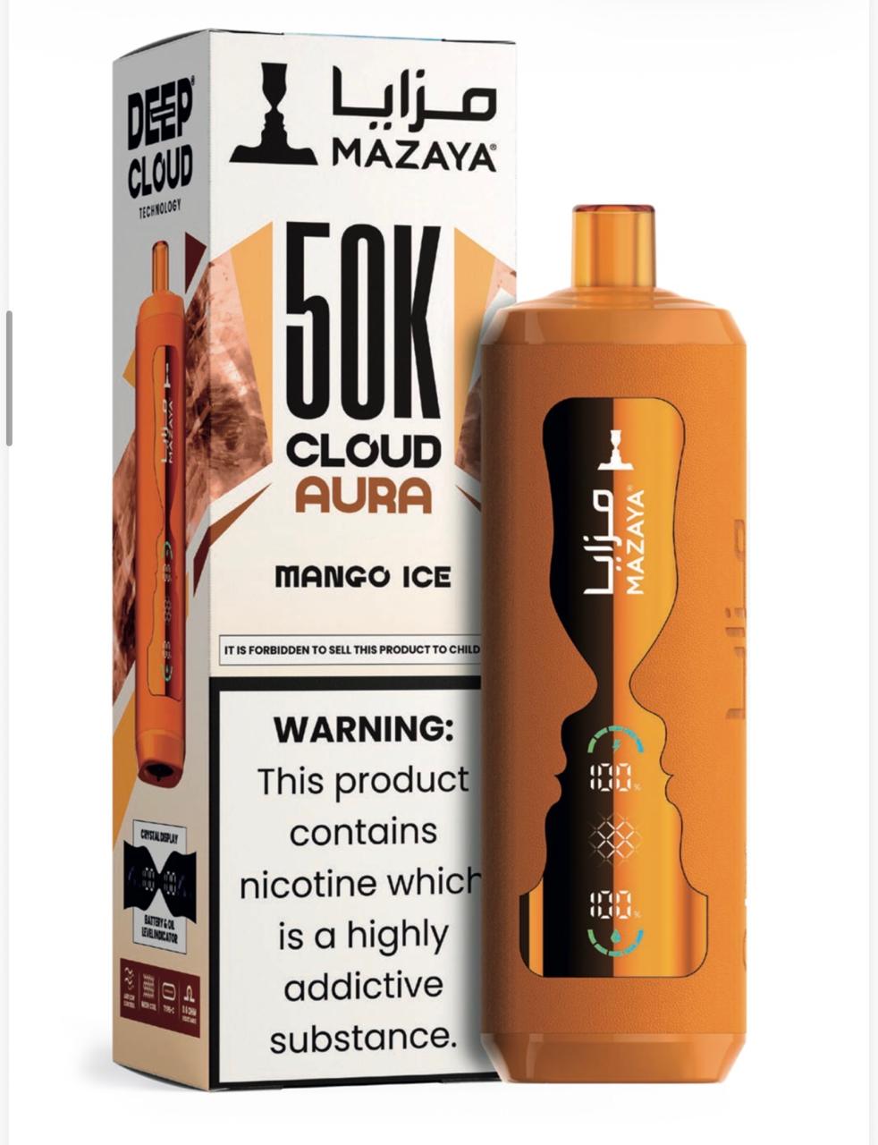 Mazaya Cloud Aura 50K Puffs Disposable Vape