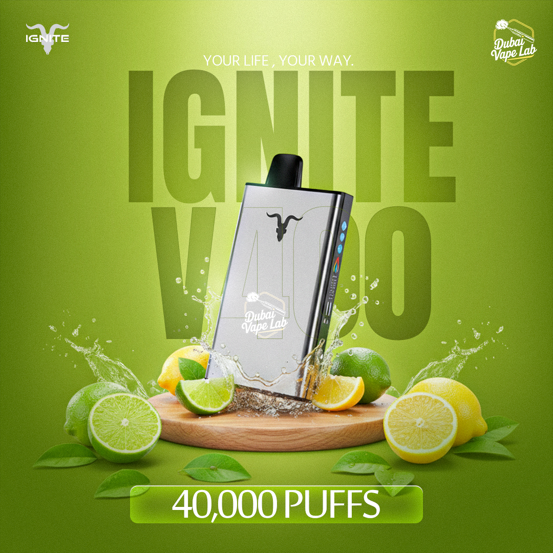 IGNITE V400 Ice Rechargeable Vape | 40,000 Puffs Power. Dubai Vape Lab IGNITE V400 Ice Rechargeable Vape | 40,000 Puffs Power. Dubai Vape Lab