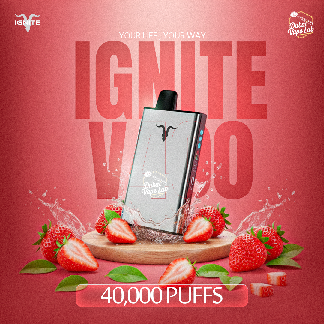 IGNITE V400 Ice Rechargeable Vape | 40,000 Puffs Power. Dubai Vape Lab IGNITE V400 Ice Rechargeable Vape | 40,000 Puffs Power. Dubai Vape Lab