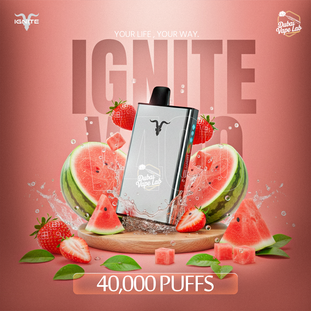 IGNITE V400 Ice Rechargeable Vape | 40,000 Puffs Power. Dubai Vape Lab IGNITE V400 Ice Rechargeable Vape | 40,000 Puffs Power. Dubai Vape Lab