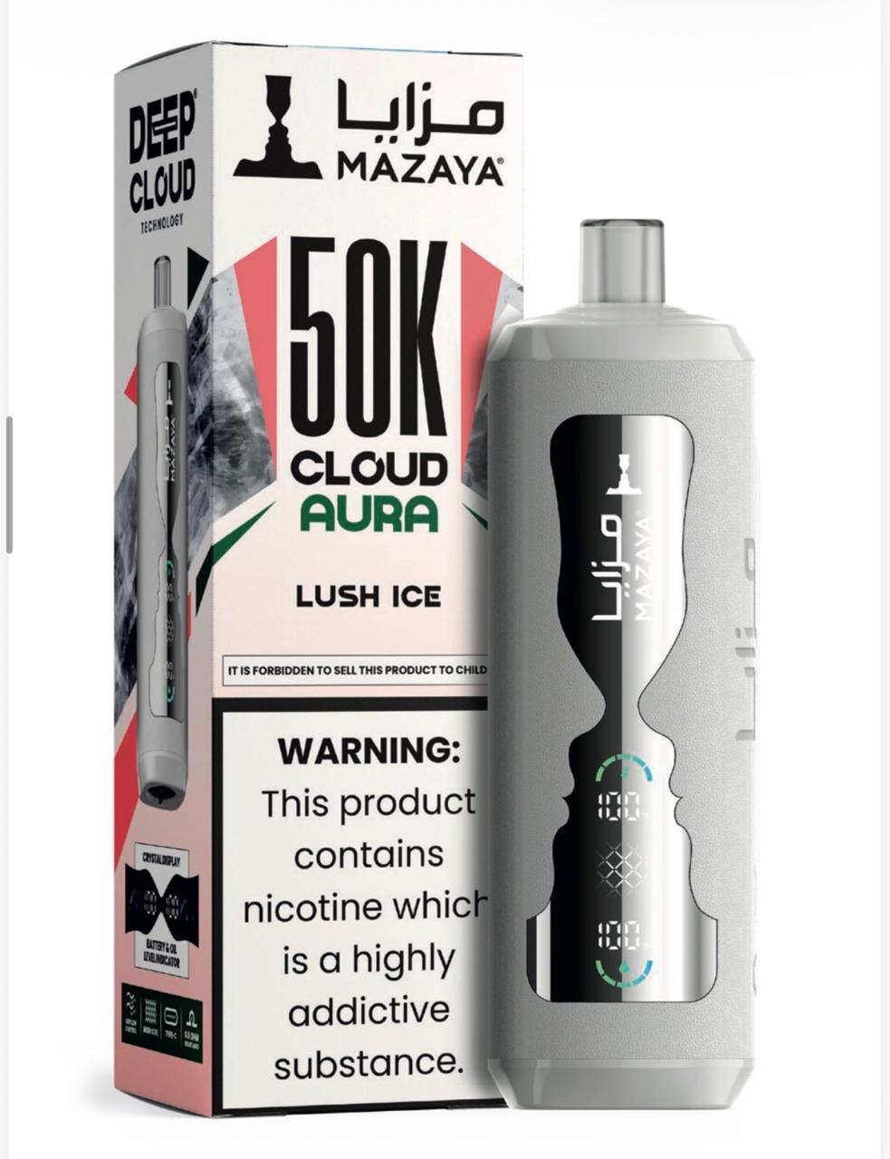 Mazaya Cloud Aura 50K Puffs Disposable Vape