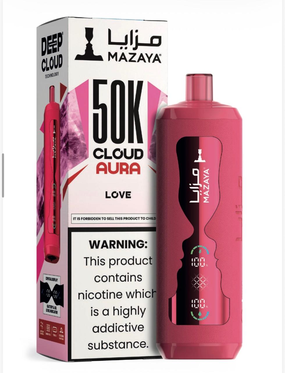 Mazaya Cloud Aura 50K Puffs Disposable Vape