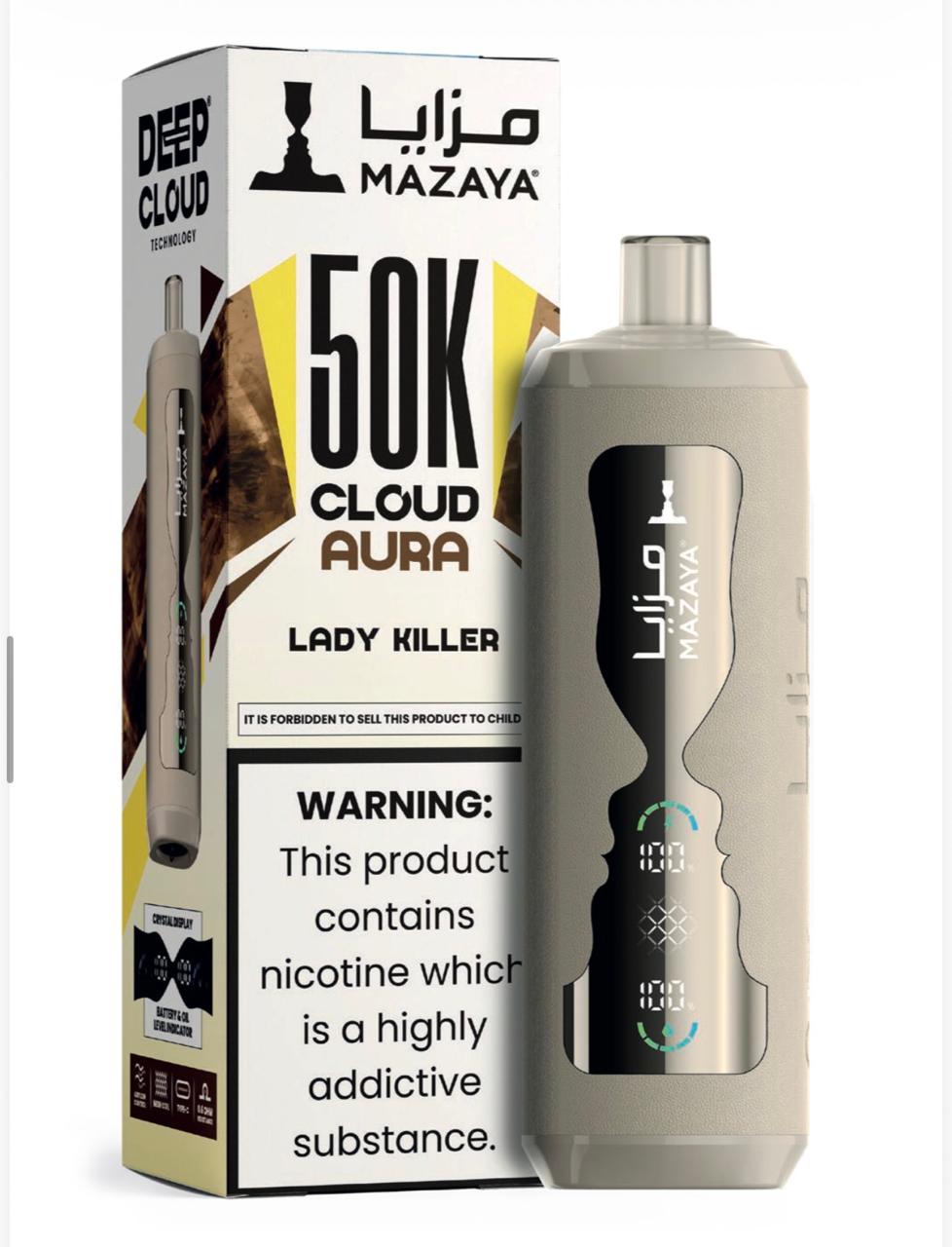 Mazaya Cloud Aura 50K Puffs Disposable Vape