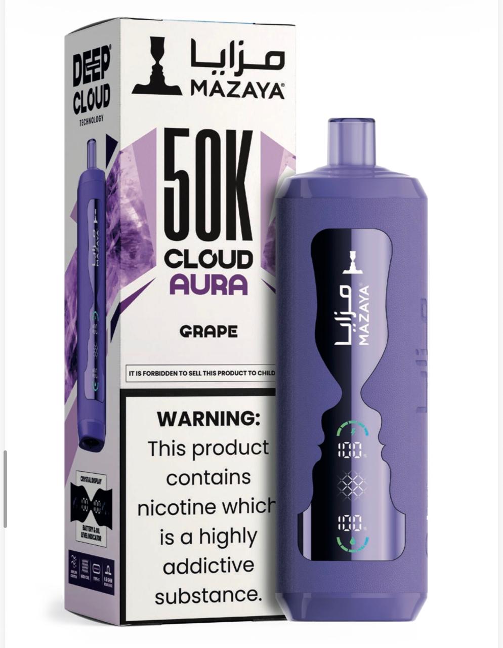 Mazaya Cloud Aura 50K Puffs Disposable Vape