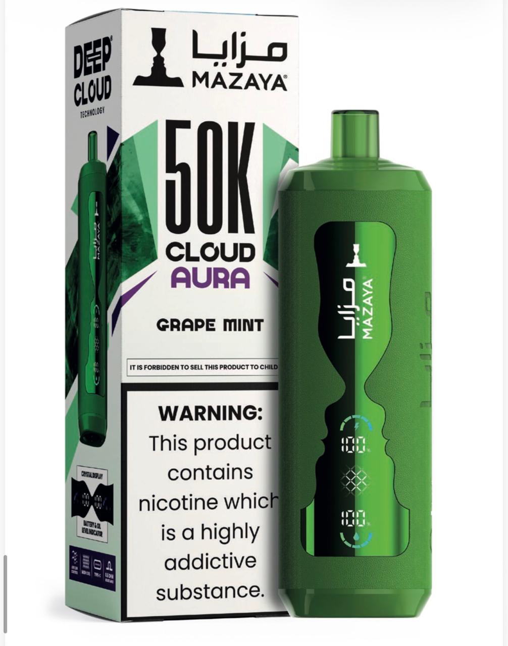 Mazaya Cloud Aura 50K Puffs Disposable Vape