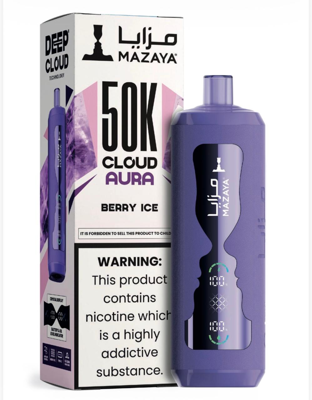 Mazaya Cloud Aura 50K Puffs Disposable Vape